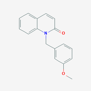 molecular formula C17H15NO2 B2643927 1-(3-methoxybenzyl)-2(1H)-quinolinone CAS No. 866155-80-8
