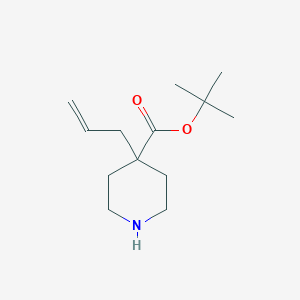 molecular formula C13H23NO2 B2643939 Tert-butyl 4-prop-2-enylpiperidine-4-carboxylate CAS No. 2248388-24-9