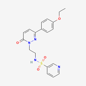 molecular formula C19H20N4O4S B2643954 N-(2-(3-(4-乙氧基苯基)-6-氧代哒嗪-1(6H)-基)乙基)吡啶-3-磺酰胺 CAS No. 921556-05-0