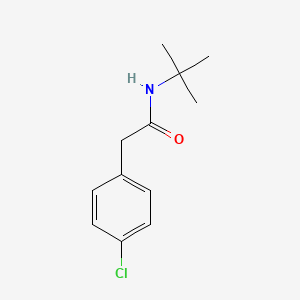 molecular formula C12H16ClNO B2643959 N-叔丁基-2-(4-氯苯基)乙酰胺 CAS No. 349415-65-2