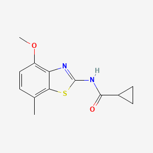 N-(4-methoxy-7-methylbenzo[d]thiazol-2-yl)cyclopropanecarboxamide