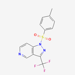 1-(4-Methylphenyl)sulfonyl-3-(trifluoromethyl)pyrazolo[4,3-c]pyridine