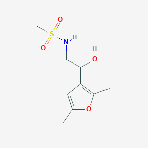 N-(2-(2,5-dimethylfuran-3-yl)-2-hydroxyethyl)methanesulfonamide