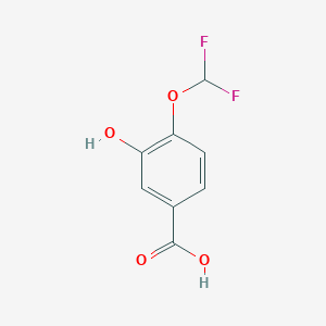 molecular formula C8H6F2O4 B2644146 4-(Difluoromethoxy)-3-hydroxybenzoic acid CAS No. 913985-07-6