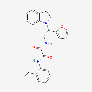 N1-(2-ethylphenyl)-N2-(2-(furan-2-yl)-2-(indolin-1-yl)ethyl)oxalamide