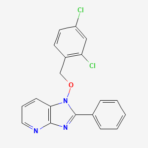 1-[(2,4-dichlorobenzyl)oxy]-2-phenyl-1H-imidazo[4,5-b]pyridine