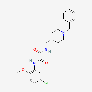 N1-((1-benzylpiperidin-4-yl)methyl)-N2-(5-chloro-2-methoxyphenyl)oxalamide