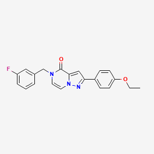 2-(4-ethoxyphenyl)-5-(3-fluorobenzyl)pyrazolo[1,5-a]pyrazin-4(5H)-one