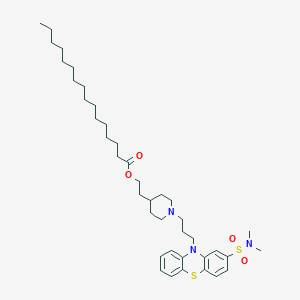 molecular formula C40H63N3O4S2 B026442 ピポチアジンパルミテート CAS No. 37517-26-3