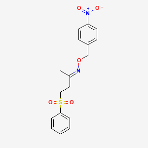 4-(phenylsulfonyl)-2-butanone O-(4-nitrobenzyl)oxime