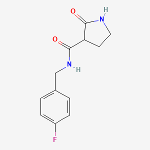 N-(4-Fluorobenzyl)-2-oxopyrrolidine-3-carboxamide