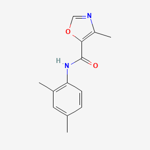 molecular formula C13H14N2O2 B2644260 N-(2,4-dimethylphenyl)-4-methyloxazole-5-carboxamide CAS No. 847399-80-8