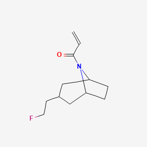 1-[3-(2-Fluoroethyl)-8-azabicyclo[3.2.1]octan-8-yl]prop-2-en-1-one