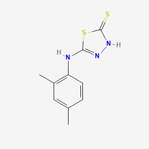 molecular formula C10H11N3S2 B2644324 5-(2,4-二甲基苯胺)-[1,3,4]噻二唑-2-硫醇 CAS No. 209671-12-5