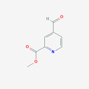 molecular formula C8H7NO3 B2644346 Methyl 4-formylpicolinate CAS No. 64463-46-3
