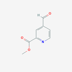 molecular formula C8H7NO3 B2644346 4-甲酰基吡啶甲酯 CAS No. 64463-46-3