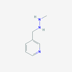 molecular formula C7H11N3 B2644364 1-Methyl-2-(pyrid-3-ylmethyl)hydrazine CAS No. 90008-41-6