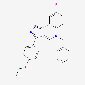 5-benzyl-3-(4-ethoxyphenyl)-8-fluoro-5H-pyrazolo[4,3-c]quinoline