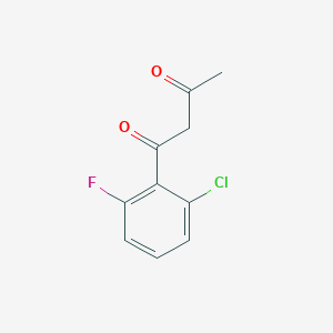 1-(2-Chloro-6-fluorophenyl)butane-1,3-dione