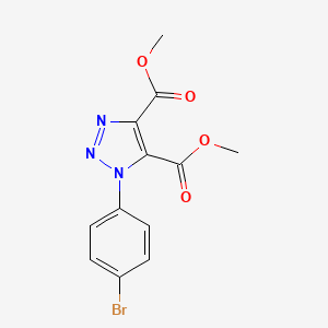 dimethyl 1-(4-bromophenyl)-1H-1,2,3-triazole-4,5-dicarboxylate