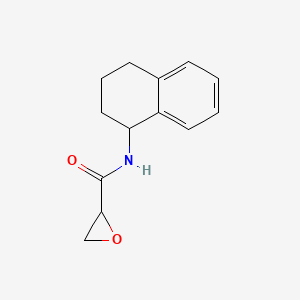 molecular formula C13H15NO2 B2644597 N-(1,2,3,4-Tetrahydronaphthalen-1-yl)oxirane-2-carboxamide CAS No. 2411264-41-8