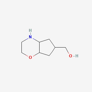 molecular formula C8H15NO2 B2644650 (Octahydro-cyclopenta[1,4]oxazin-6-yl)-methanol CAS No. 1251006-37-7