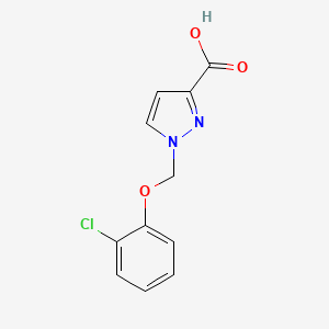 1-[(2-chlorophenoxy)methyl]-1H-pyrazole-3-carboxylic acid