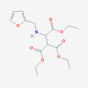 Triethyl 2-[(2-furylmethyl)amino]-1,1,2-ethanetricarboxylate