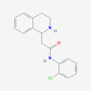 molecular formula C17H17ClN2O B2644718 N-(2-chlorophenyl)-2-(1,2,3,4-tetrahydroisoquinolin-1-yl)acetamide CAS No. 339012-11-2