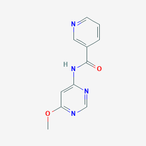 molecular formula C11H10N4O2 B2644732 N-(6-methoxypyrimidin-4-yl)nicotinamide CAS No. 1421489-42-0