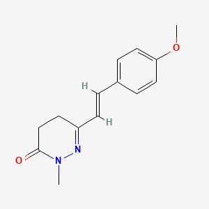 6-(4-methoxystyryl)-2-methyl-4,5-dihydro-3(2H)-pyridazinone