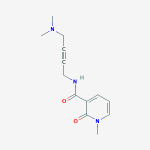 molecular formula C13H17N3O2 B2644751 N-(4-(dimethylamino)but-2-yn-1-yl)-1-methyl-2-oxo-1,2-dihydropyridine-3-carboxamide CAS No. 1396800-69-3