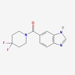 5-(4,4-difluoropiperidine-1-carbonyl)-1H-1,3-benzodiazole