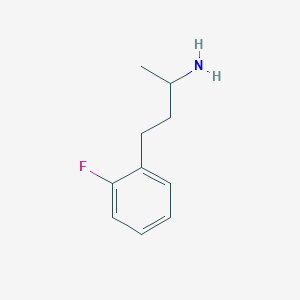 molecular formula C10H14FN B2644786 4-(2-Fluorophenyl)butan-2-amine CAS No. 1092924-49-6