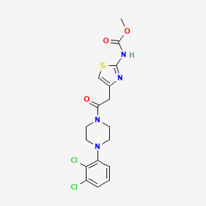 Methyl (4-(2-(4-(2,3-dichlorophenyl)piperazin-1-yl)-2-oxoethyl)thiazol-2-yl)carbamate