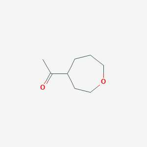 molecular formula C8H14O2 B2644819 1-(Oxepan-4-yl)ethanone CAS No. 1509698-42-3
