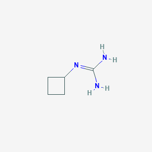 molecular formula C5H11N3 B2644829 2-Cyclobutylguanidine CAS No. 1222869-14-8