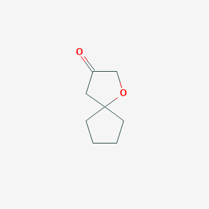molecular formula C8H12O2 B2644831 1-氧代螺[4.4]壬烷-3-酮 CAS No. 90199-32-9