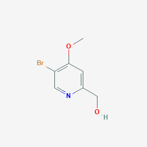 molecular formula C7H8BrNO2 B2644839 (5-溴-4-甲氧基吡啶-2-基)甲醇 CAS No. 122307-33-9