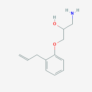 molecular formula C12H17NO2 B2644841 1-(2-烯丙基苯氧基)-3-氨基丙烷-2-醇 CAS No. 32352-07-1