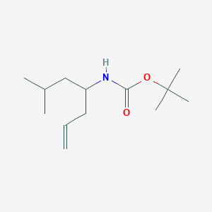 molecular formula C13H25NO2 B2644846 N-Boc-(+/-)-2-甲基-庚-6-烯-4-胺 CAS No. 1335042-32-4
