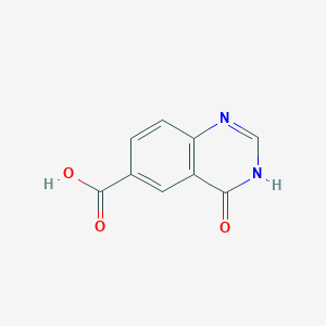 molecular formula C9H6N2O3 B2644858 3,4-Dihydro-4-oxoquinazoline-6-carboxylic acid CAS No. 1194374-07-6; 33986-75-3