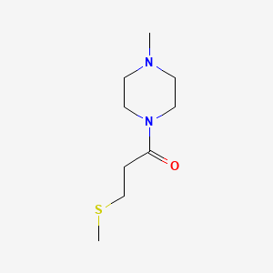 1-(4-Methylpiperazin-1-yl)-3-methylsulfanylpropan-1-one