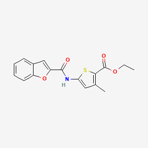 Ethyl 5-(benzofuran-2-carboxamido)-3-methylthiophene-2-carboxylate