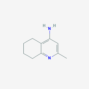 molecular formula C10H14N2 B2644923 2-Methyl-5,6,7,8-tetrahydroquinolin-4-amine CAS No. 22345-79-5