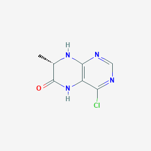 molecular formula C7H7ClN4O B2644926 (S)-4-氯-7-甲基-7,8-二氢蝶啶-6(5H)-酮 CAS No. 2173637-71-1