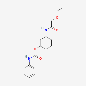 3-(2-Ethoxyacetamido)cyclohexyl phenylcarbamate