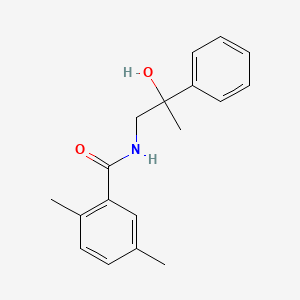 molecular formula C18H21NO2 B2644933 N-(2-hydroxy-2-phenylpropyl)-2,5-dimethylbenzamide CAS No. 1351635-25-0