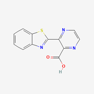 3-(1,3-Benzothiazol-2-yl)pyrazine-2-carboxylic acid