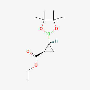 trans-2-Ethoxycarbonyl-1-boronic acid pinacol ester